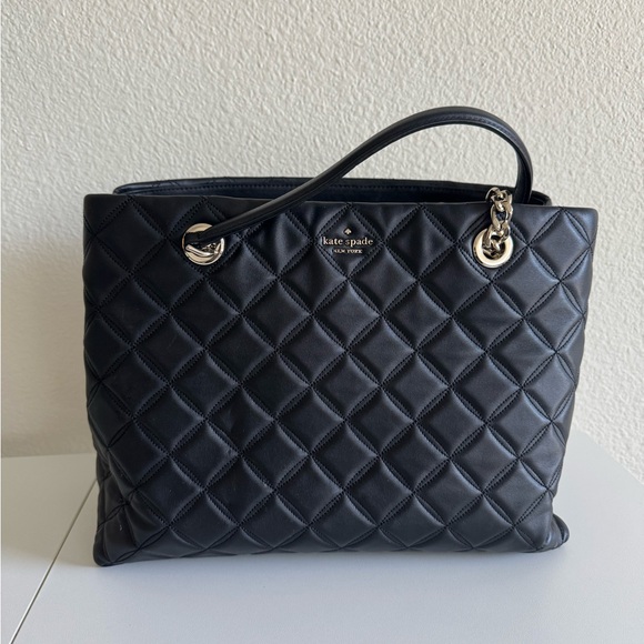 kate spade Handbags - Kate Spade Natalia Quilted Black Leather Bag